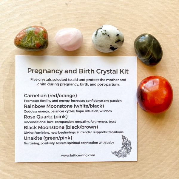 Crystals for Pregnancy Etsy