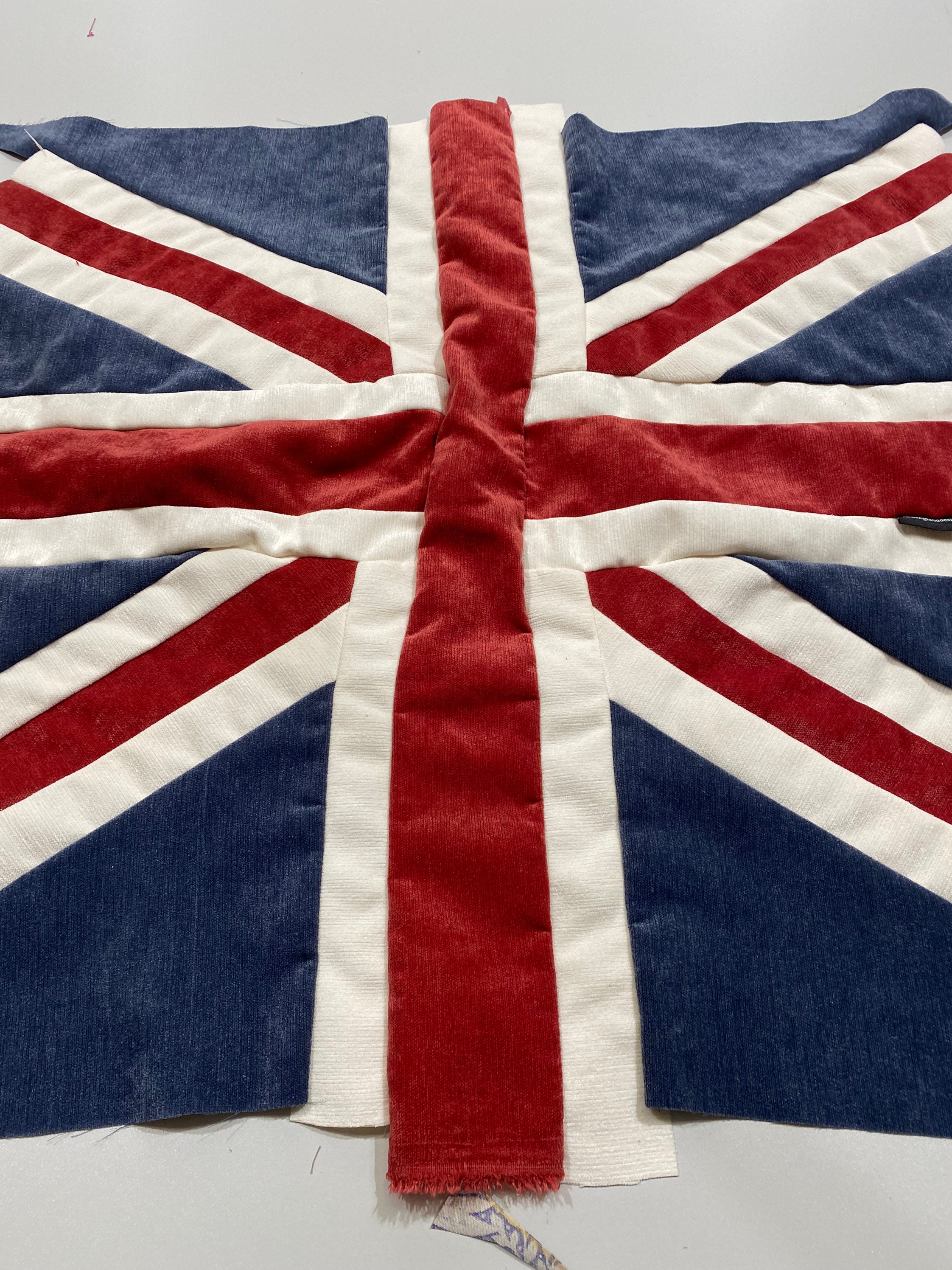 Union Jack Scatter Cushion Cover in Traditional Red White and Etsy