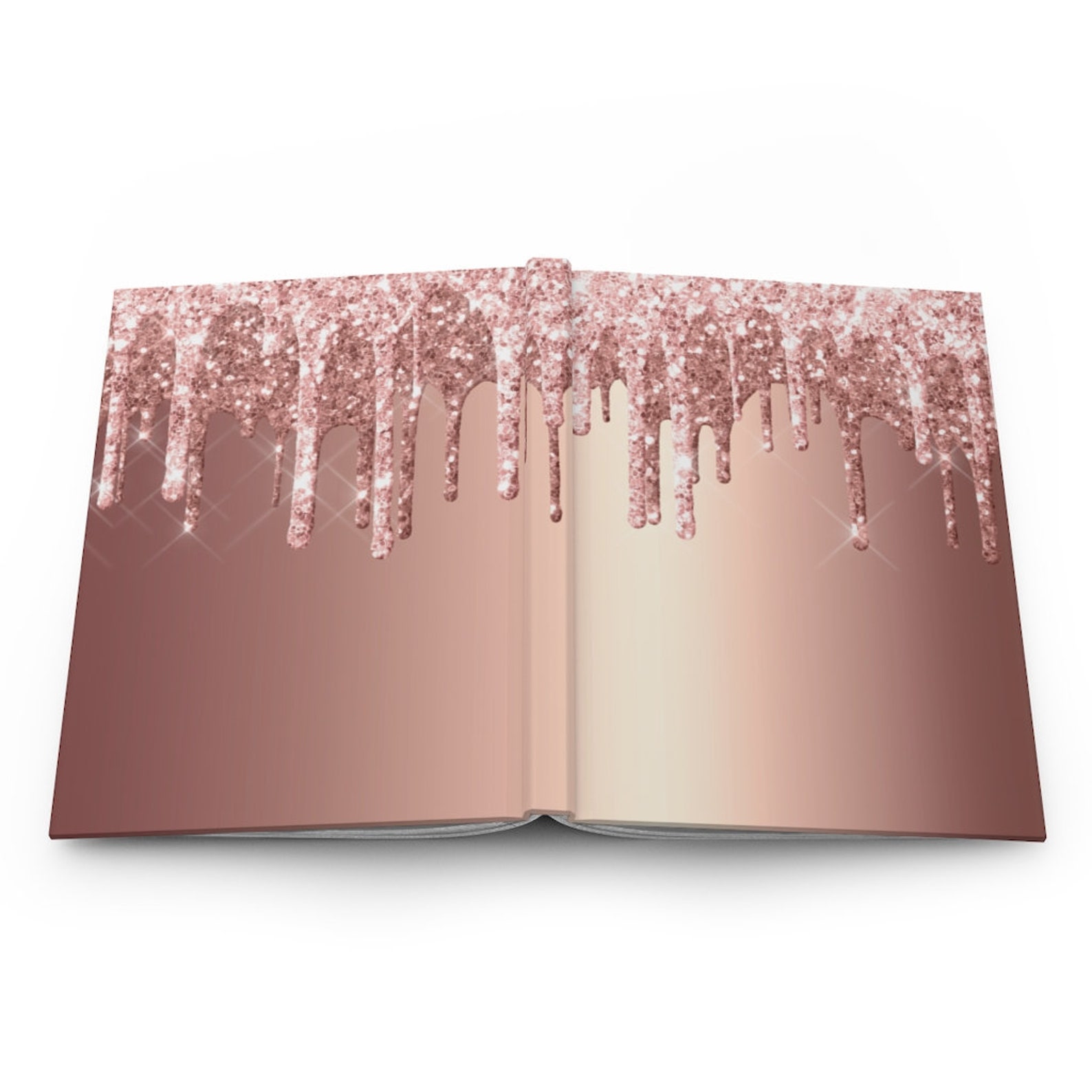 Rose Gold Journal Pink Journal Bling Journal Glitter Etsy