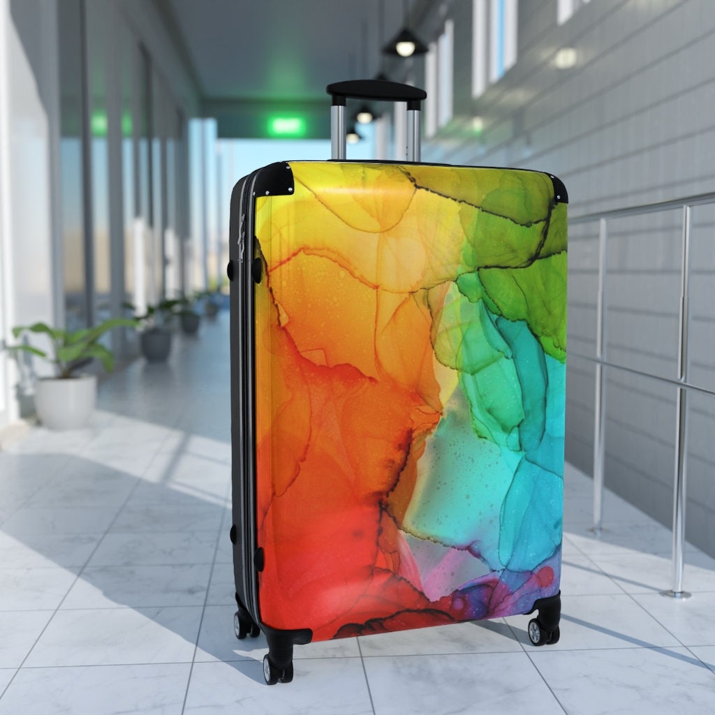 Rainbow Suitcase, Travel Suitcase