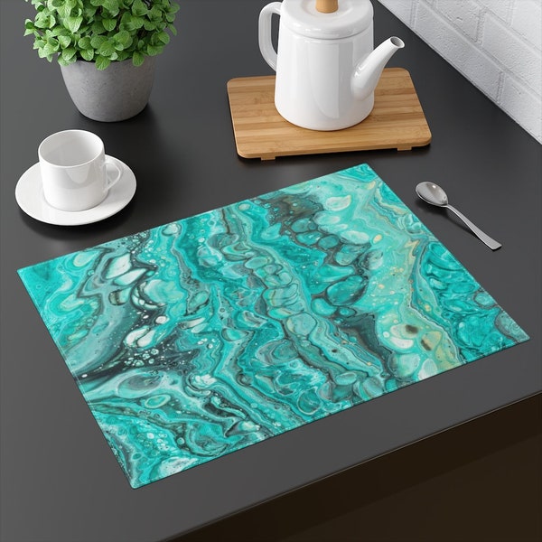 Turquoise Placemat Etsy