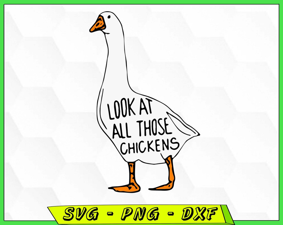 Look at all those chickens svg Friends svg Friends TV Show Etsy