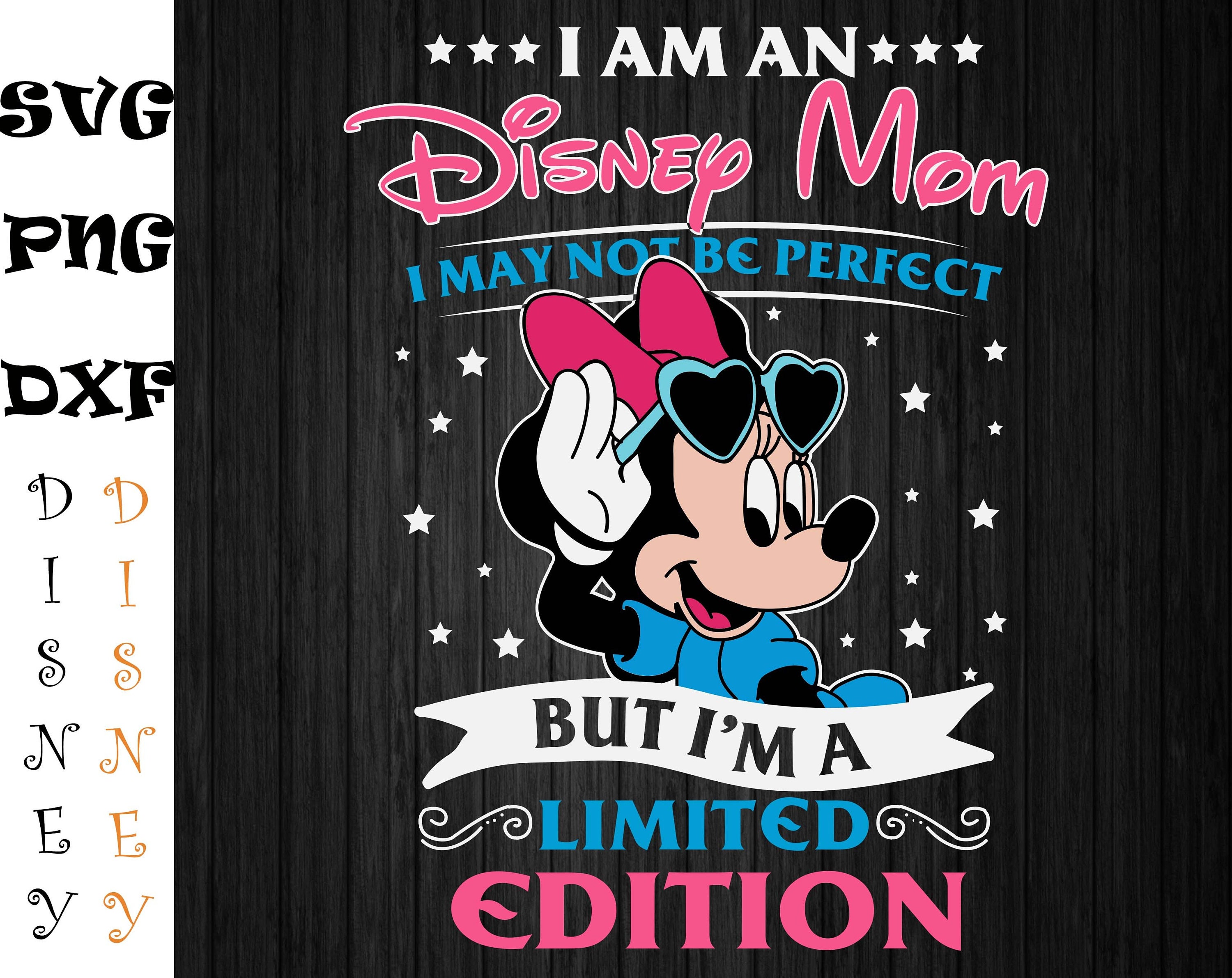I am an Disney Mom svg Mickey Mom svg Disney svg | Etsy