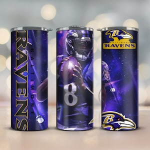 Gobelet personnalisé Lamar Jackson des Ravens de Baltimore