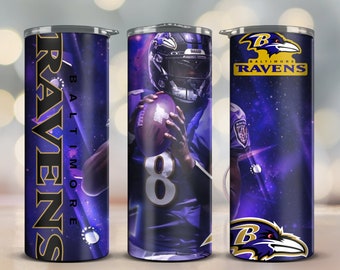 Spersonalizowana szklanka Baltimore Ravens Lamar Jackson