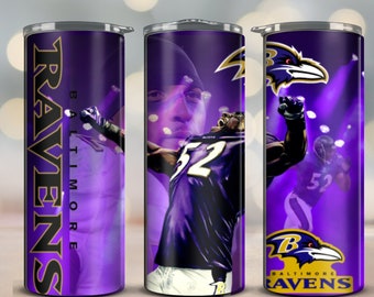 Personalizowany kubek Baltimore Ravens z Rayem Lewisem