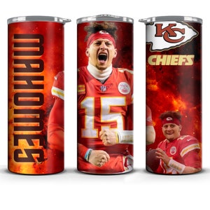 Personalized Kansas City Chiefs Patrick Mahomes tumbler