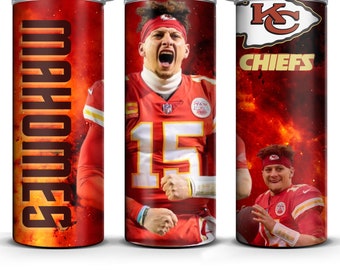 Personalized Kansas City Chiefs Patrick Mahomes tumbler