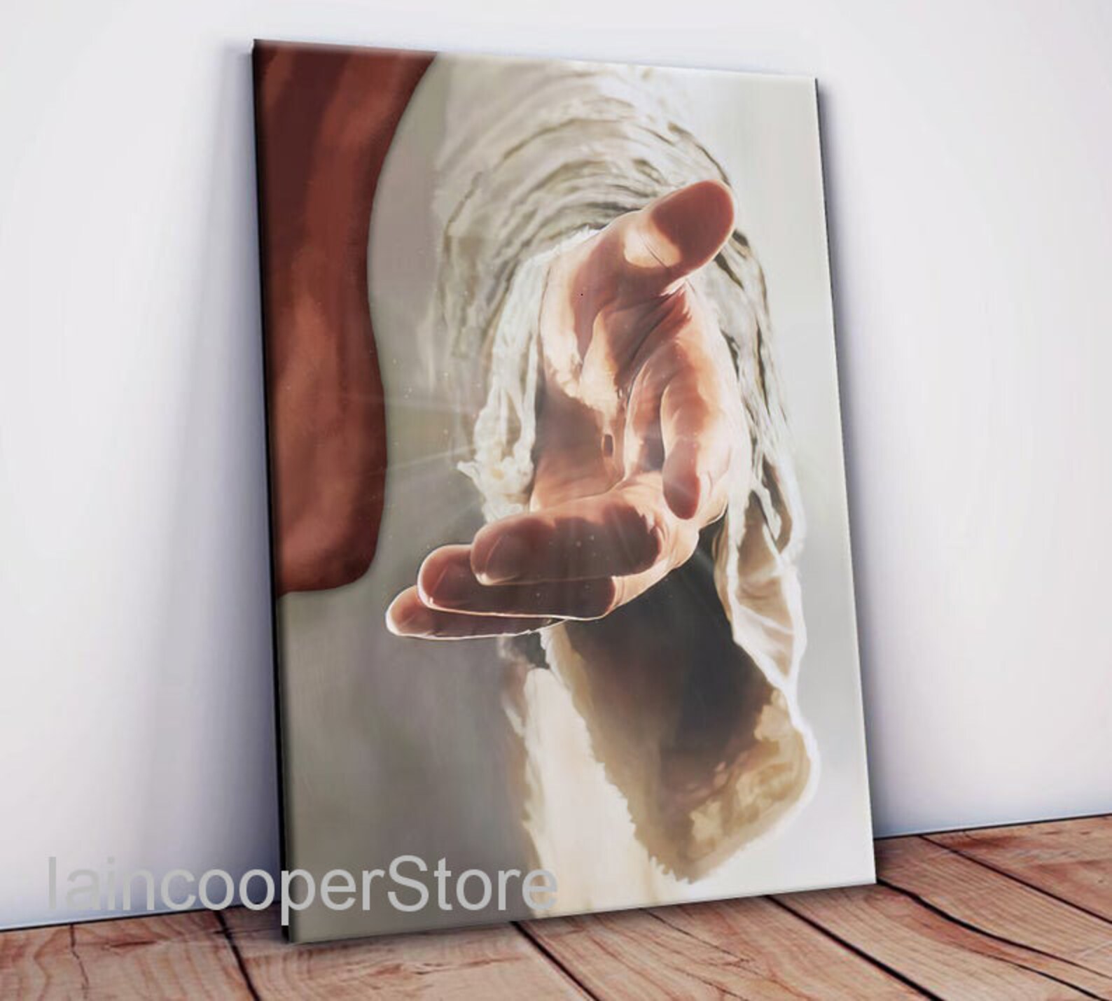 Canvas Decor Wall Jesus Christ Hand Canvas Jesus Reaching | Etsy