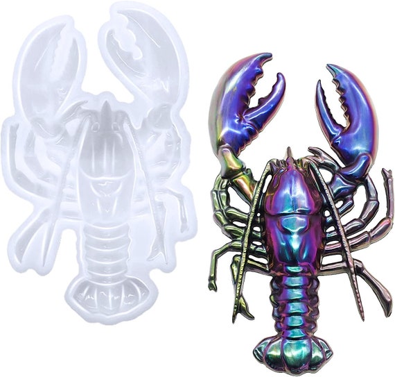 lobster Shape Resin Mold for Epoxy Casting 3D large Resin Molds