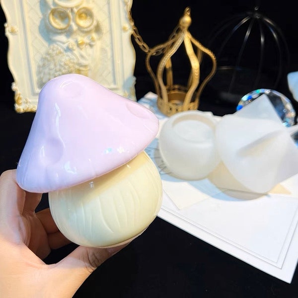 Mushroom Jar Resin Mold Etsy