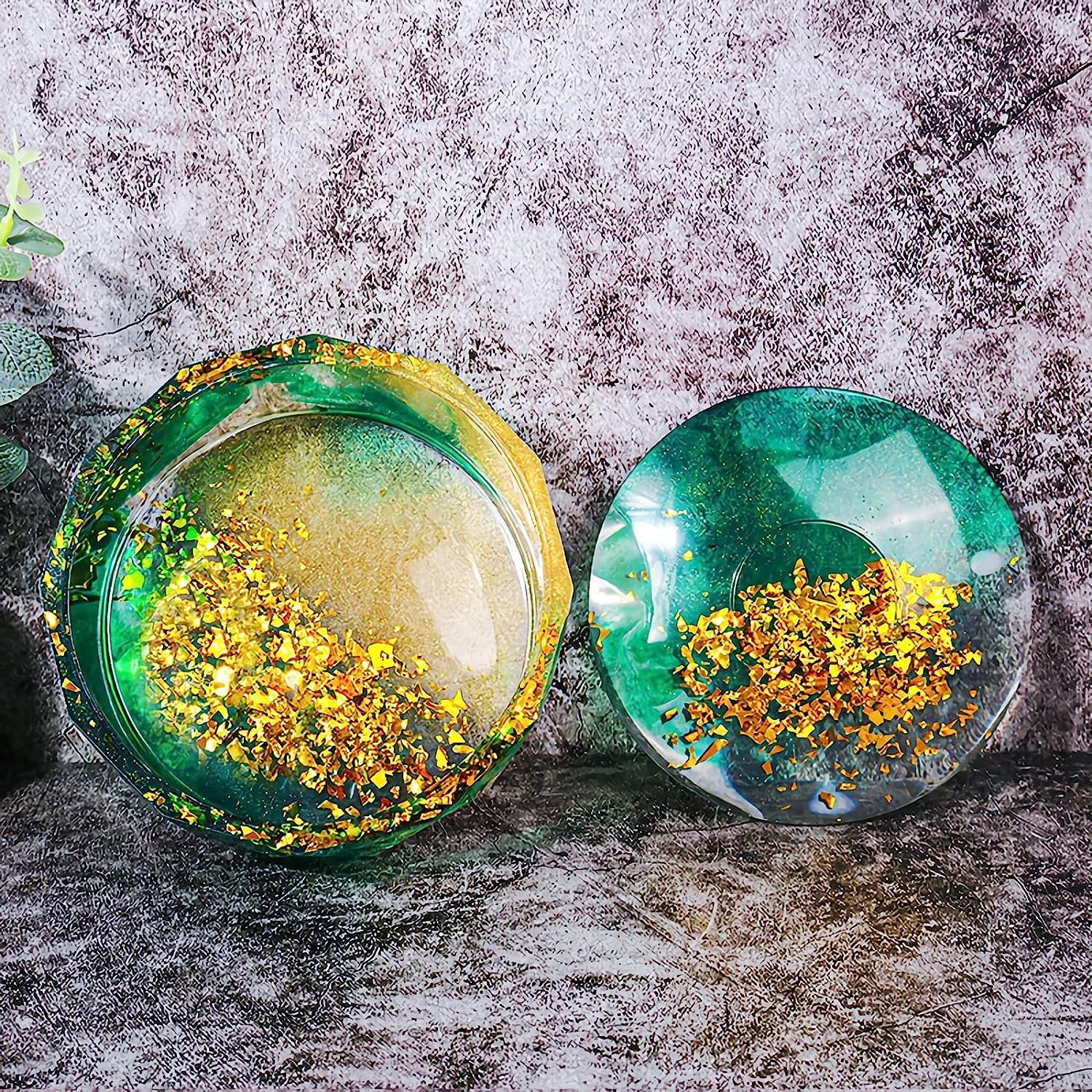 2PCS Glass Storage Jar Christmas Tree Decorative Box Wedding Jars Snack Candy  Organizer Xmas Festival Desktop