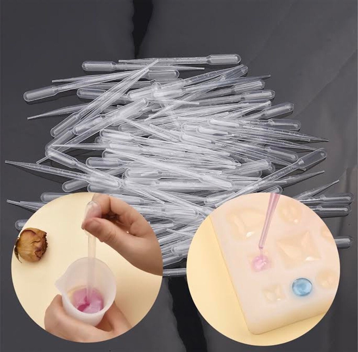  Silicone Resin Molds 5Pcs Resin Casting Molds Including Sphere,  Cube, Pyramid, Square, Round with 1 Measuring Cup & 5 Plastic Transfer  Pipettes for Resin Epoxy, Candle Wax, Soap, Bowl Mat etc 