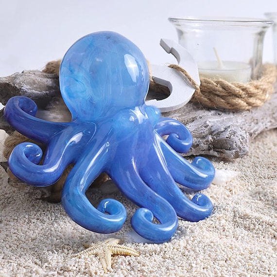 Octopus Epoxy Resin Mold Silicone Home Décor Molds Octopus Shape Sea Marine Silicone  Resin Molds DIY Casting Crafts Ornament Resin Mold 