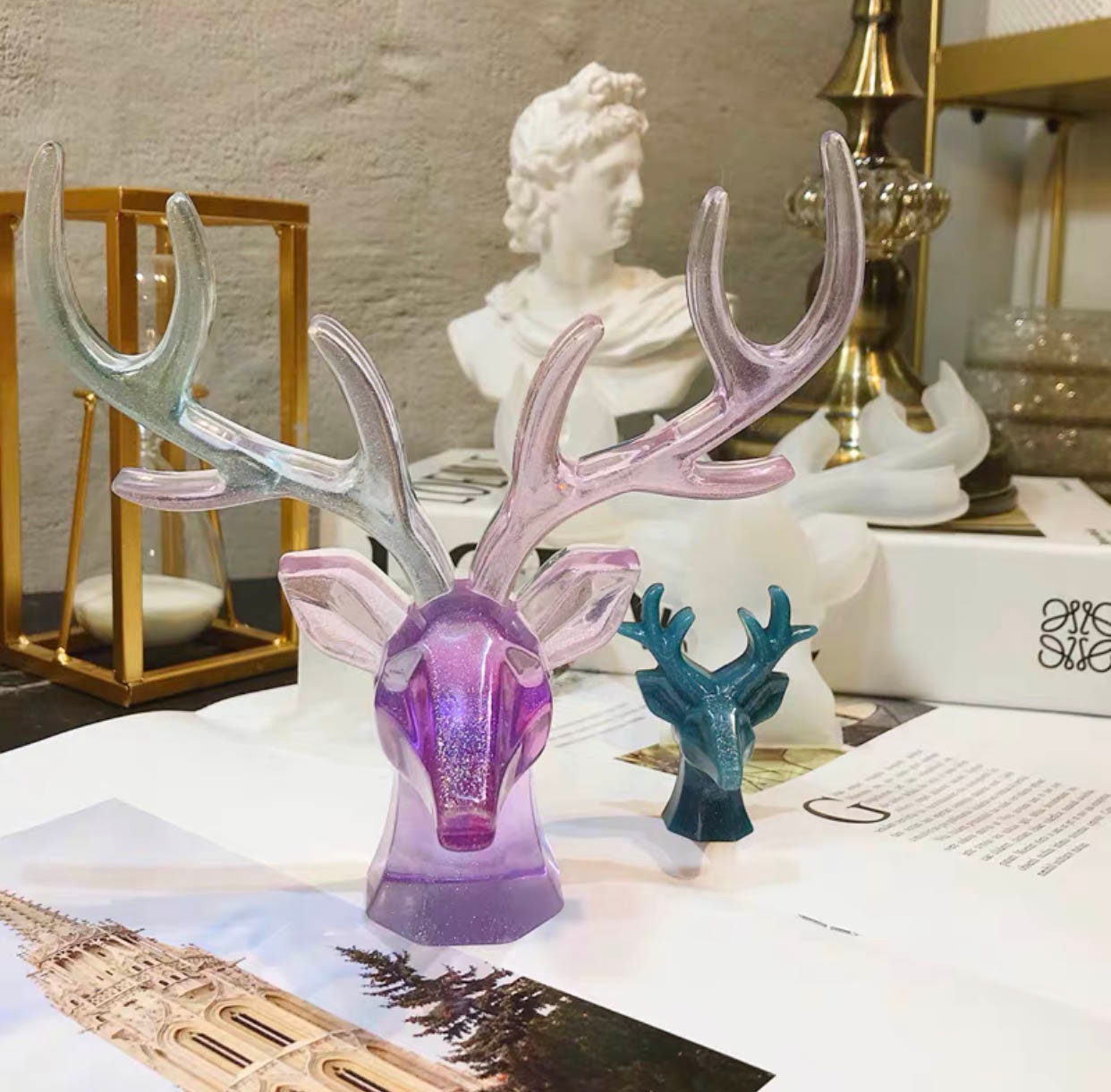 3D Sitting Unicorn Resin Mold-unicorn Silicone Mold-aromatherapy Plaster  Mold-diy Car Decoration Home Decoration-epoxy Resin Craft Mold 