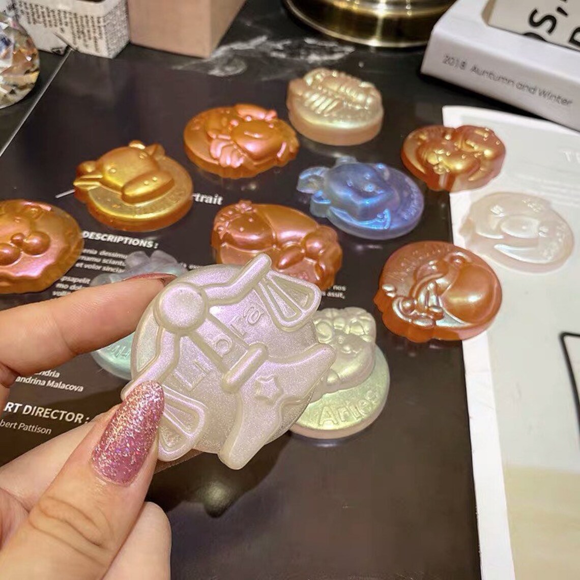 Craftymemorygifts Zodiac Signs Resin Mold Etsy