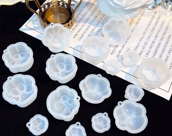 Cat Claw Silicone Mold-cat Paw Mold-animal Paw Print Resin Molds-cat Paw  Keychain Mold-pendant Jewelry Making Mold-epoxy Resin Art Mold 