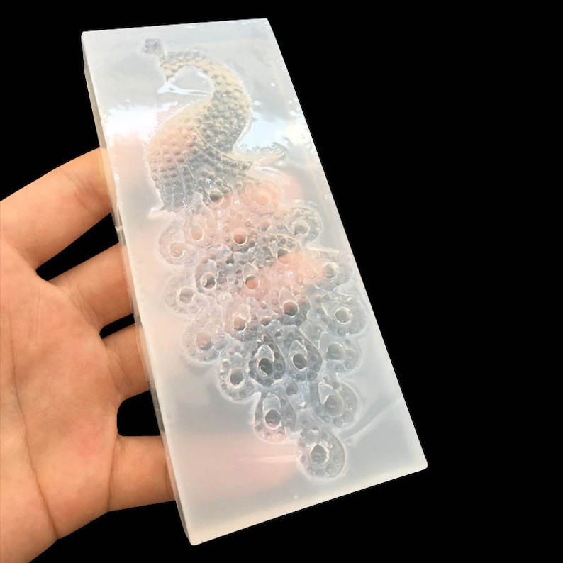 Peacock Resin Art Mold Epoxy Molds DIY Resin Mold Art Etsy