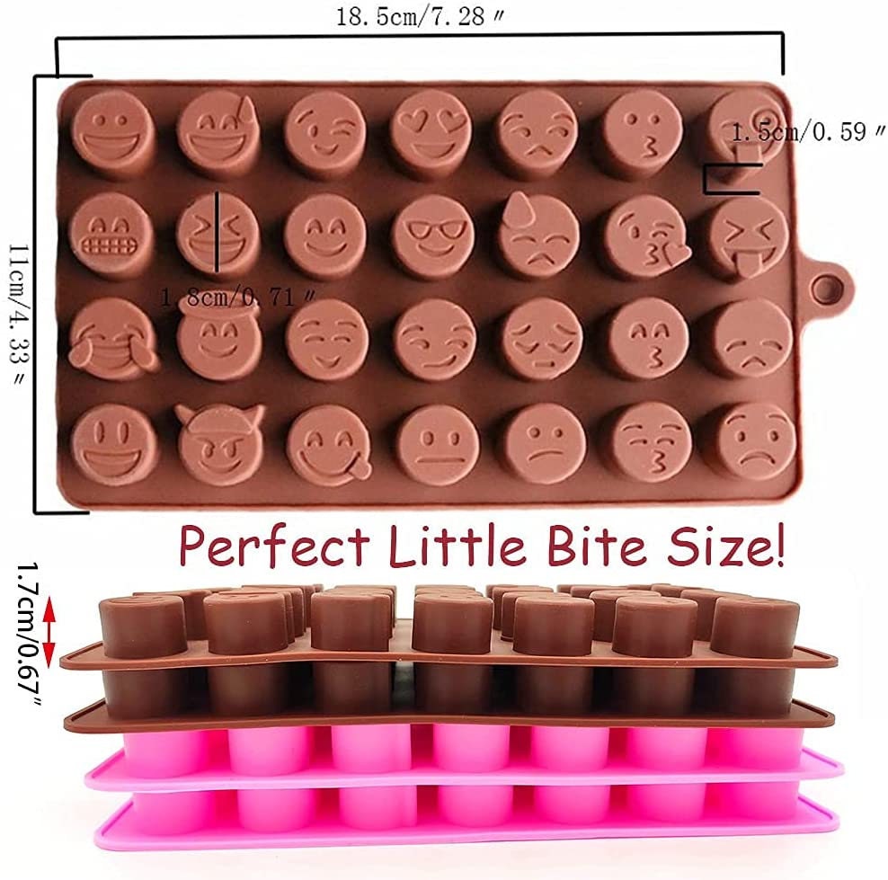 Chocolate Fondant Gummy Candy Molds Silicone Shapes for Cute
