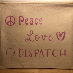 Canvas Bag for Headset, Accessories, Etc. 911 Dispatch Edition
