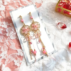 Korean flower earrings online