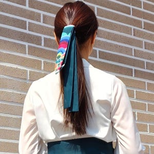 Danchung Daenggi – Korean Traditional Hair Ribbon Tie, Hanbok Hair Accessory for Women and Girls