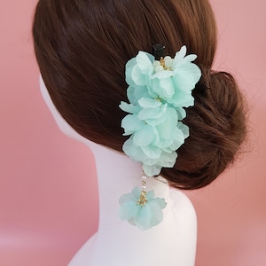 Binyeo, Korean Traditional & Modern Hanbok Hair Pin Hair Stick Accessory, Decorative Blossom Ornament Hair Piece for Women
