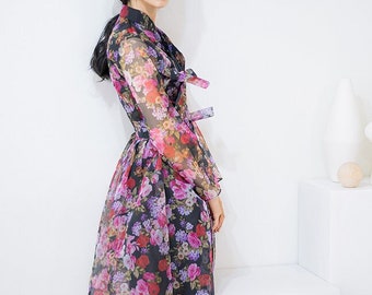 Hanbok Style V Neck fit Dress PDFpattern WAOP022120