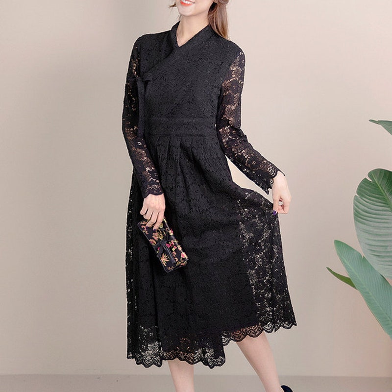 Korean Women Evening Dress - Etsy