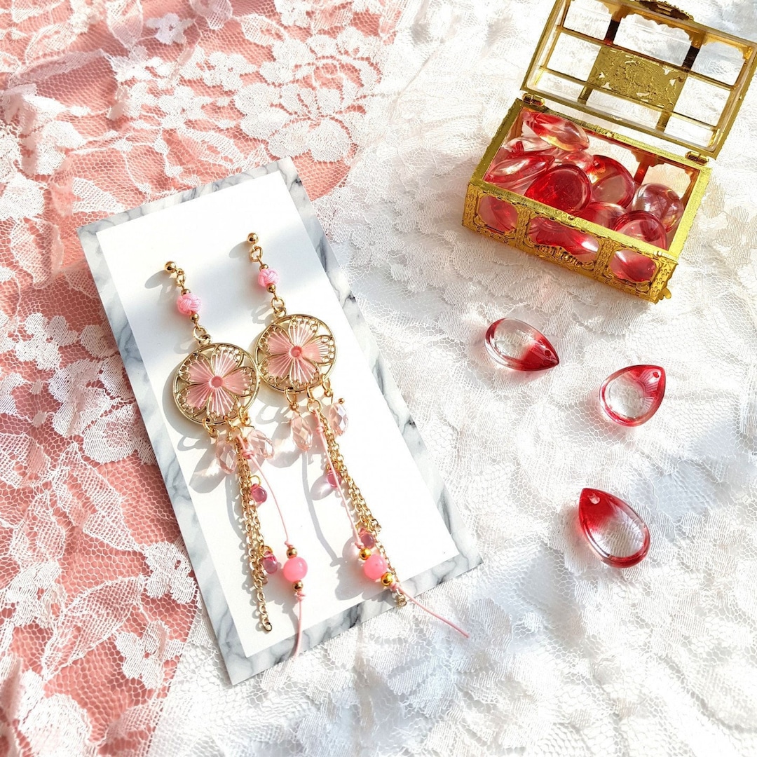 [APROPOS] 韓国☆10K Gold☆Pink Ribbon 3 Earrings IMG_1041_1080x.jpg?v=1712335015