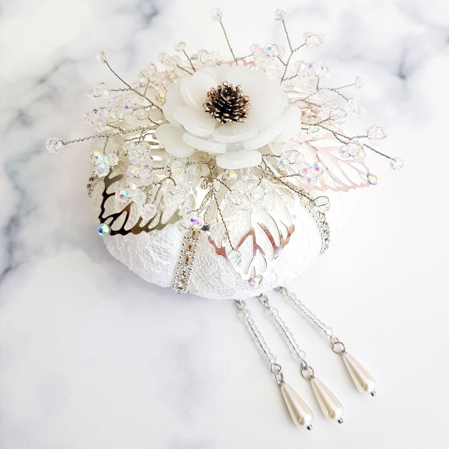 geometric headpiece