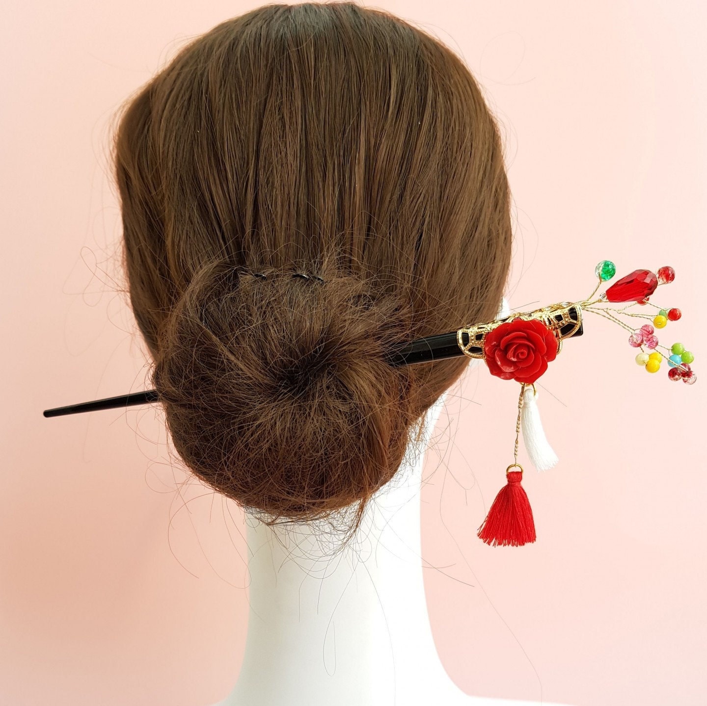 ★SIO★SIO BUTTON HAIR PIN [FLOWER]★正規品/韓国送料込 Binyeo, Korean Traditional & Modern Hair Stick Accessory