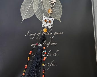 Tiger Charm Tassel Ornament Norigae Keychain, Korean Traditional