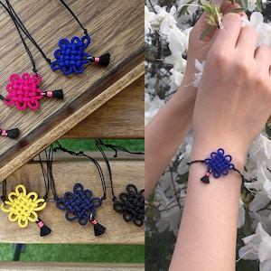 Korean Knot Bracelet, Korea Traditional knot with Tassel Bracelet