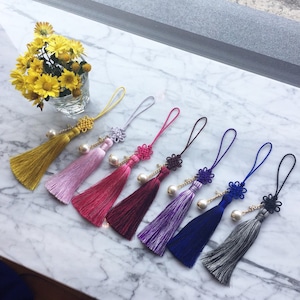 Norigae, schönes traditionelles koreanisches Hanbok-Accessoire, Ornament-Quaste Norigae, traditionelle koreanische Quaste