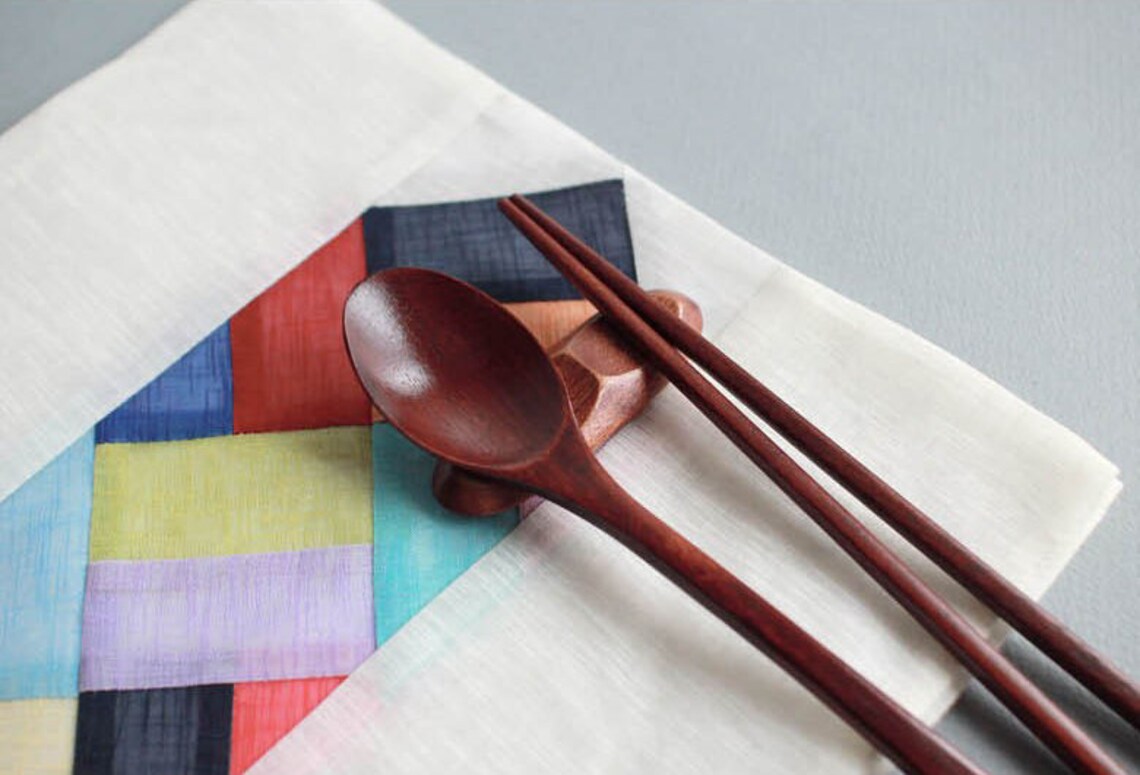 Ramie Korean Patchwork Placemat/ Table Mat/ Korean Traditional Etsy