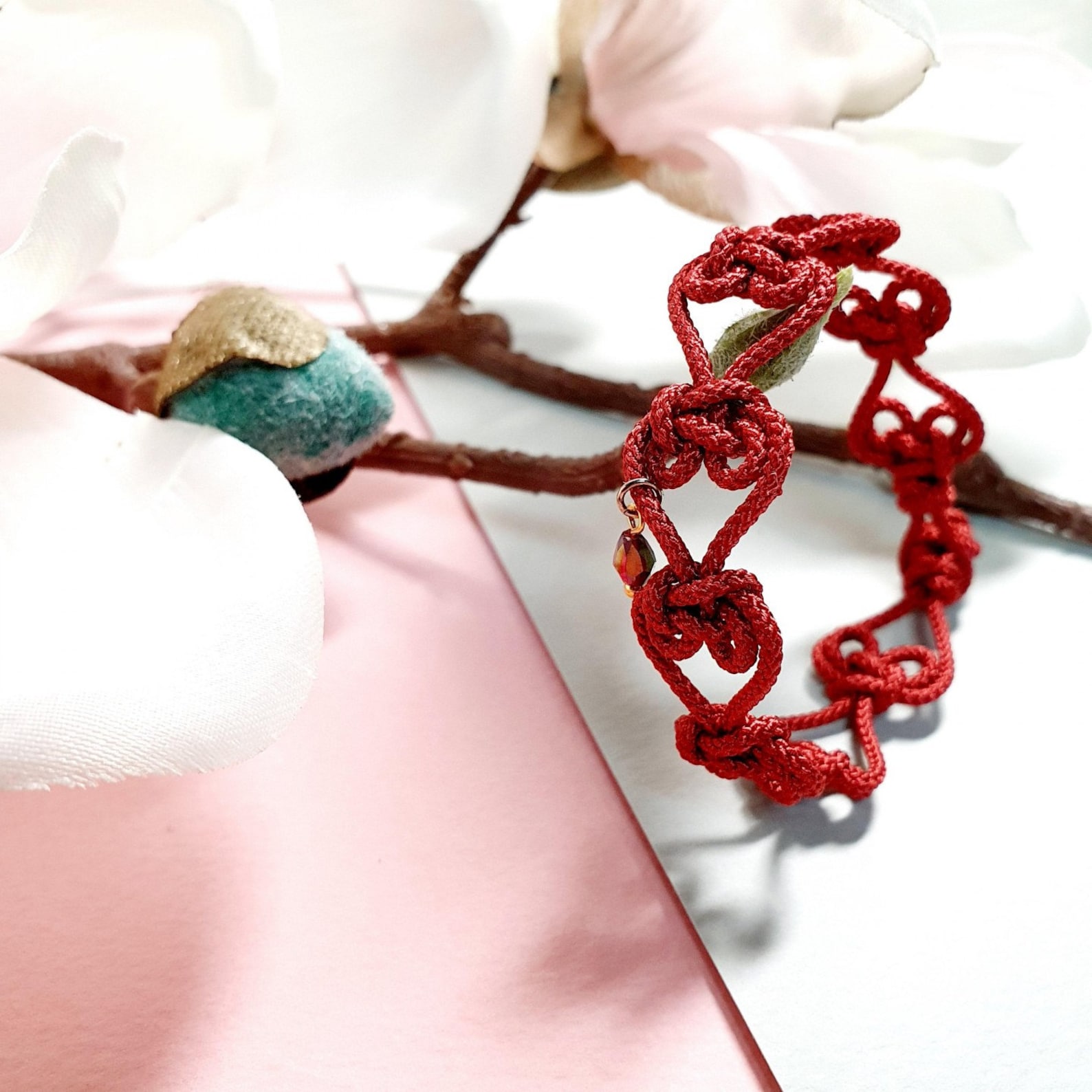 Korean Knot Bracelet Korea Traditional Arabesque Knot Etsy