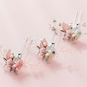 Hanbok Hairpin, Korean Traditional Hanbok Hair Pin Flower Hair Stick Accessory, Decorative Flower Ornament Hair Piece for Women