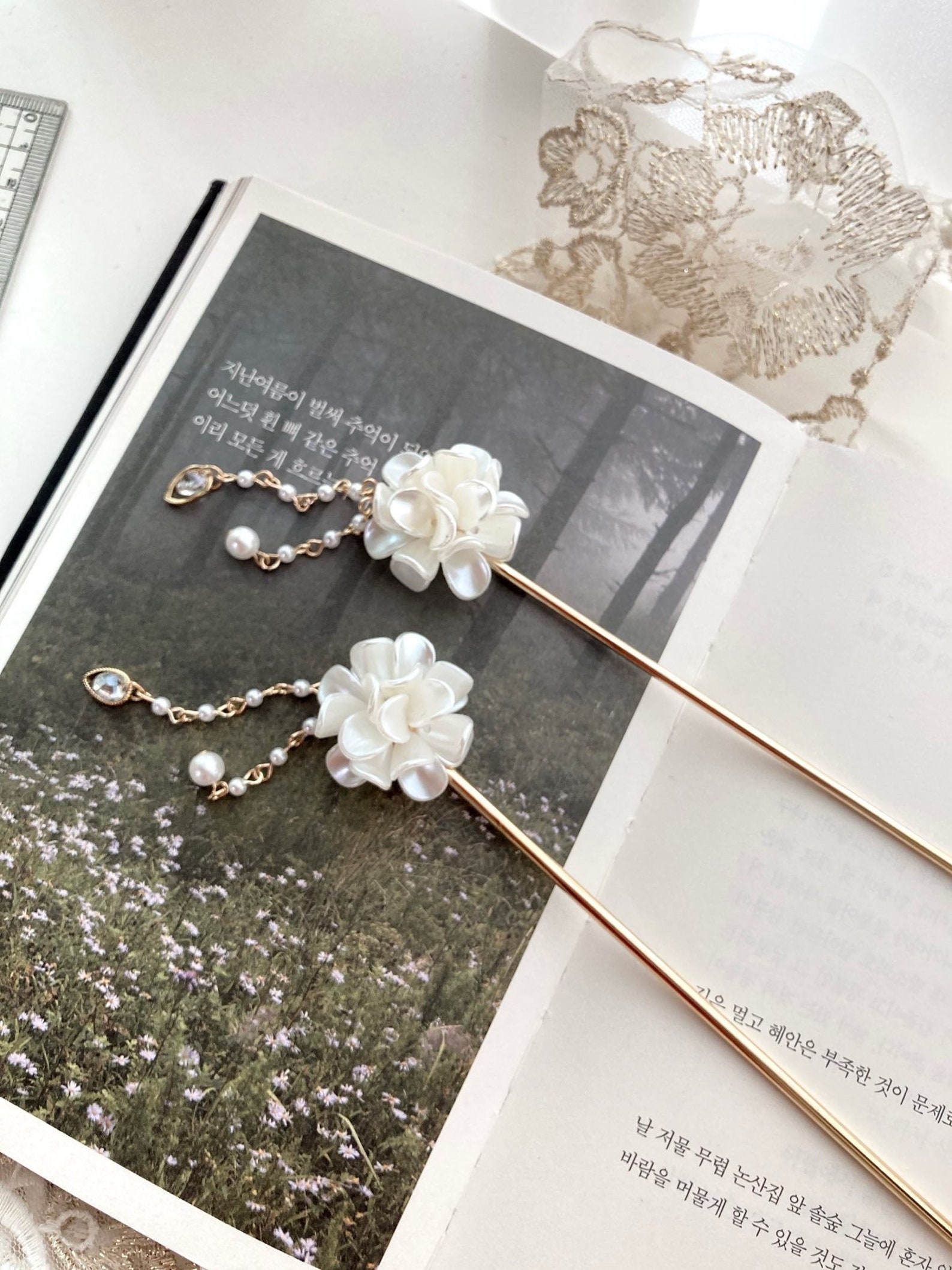 Binyeo Korean Traditional & Modern Hanbok Hair Pin Hair Stick Etsy