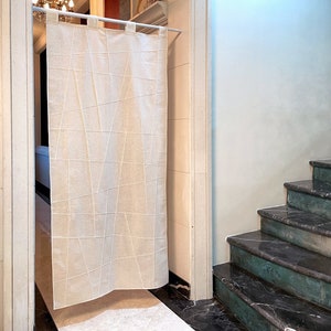 Ramie koreanischer Patchwork Vorhang / Korea traditioneller Vorhang, koreanischer Stoff Art Jogakbo, Fensterdekoration, Fensterbehandlung Dekoration