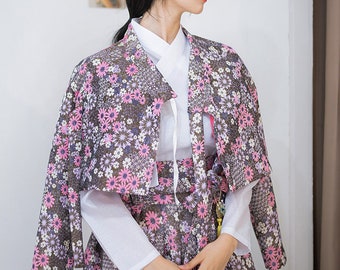韓服レディースブラウスチョゴリショートトップジャケット、韓国モダン