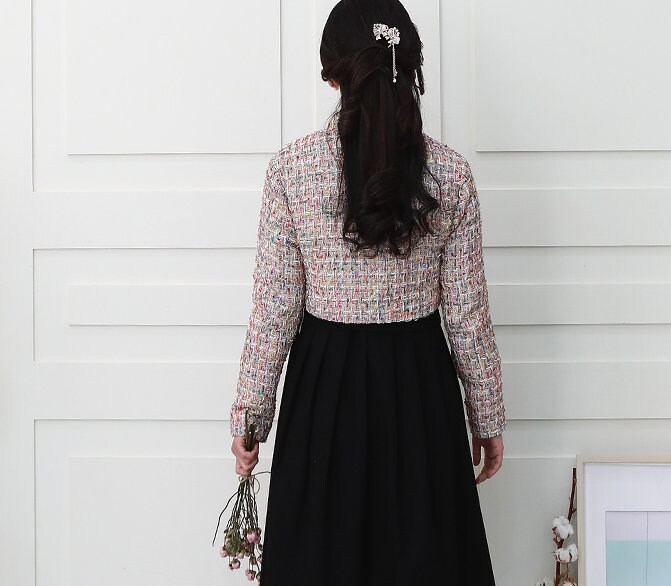 ジャケットその他 IONSEOUL Antique Tweed Short Sleeve Jacket JE1152 77047648_88_B.jpg?ts=1726140842776