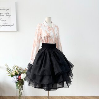 Sottogonna Tulle Sottogonna Donna Vlazom 2 Cerchio - Tulle Vita Alta Per Lolita, Sposa E Damigelle Gonna Tulle Donna Bianca