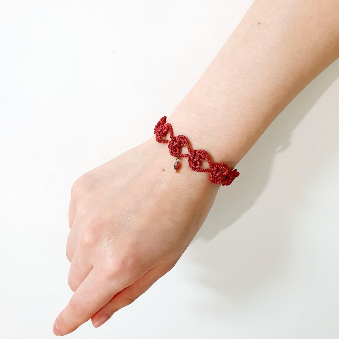 Korean Knot Bracelet Korea Traditional Arabesque Knot Etsy