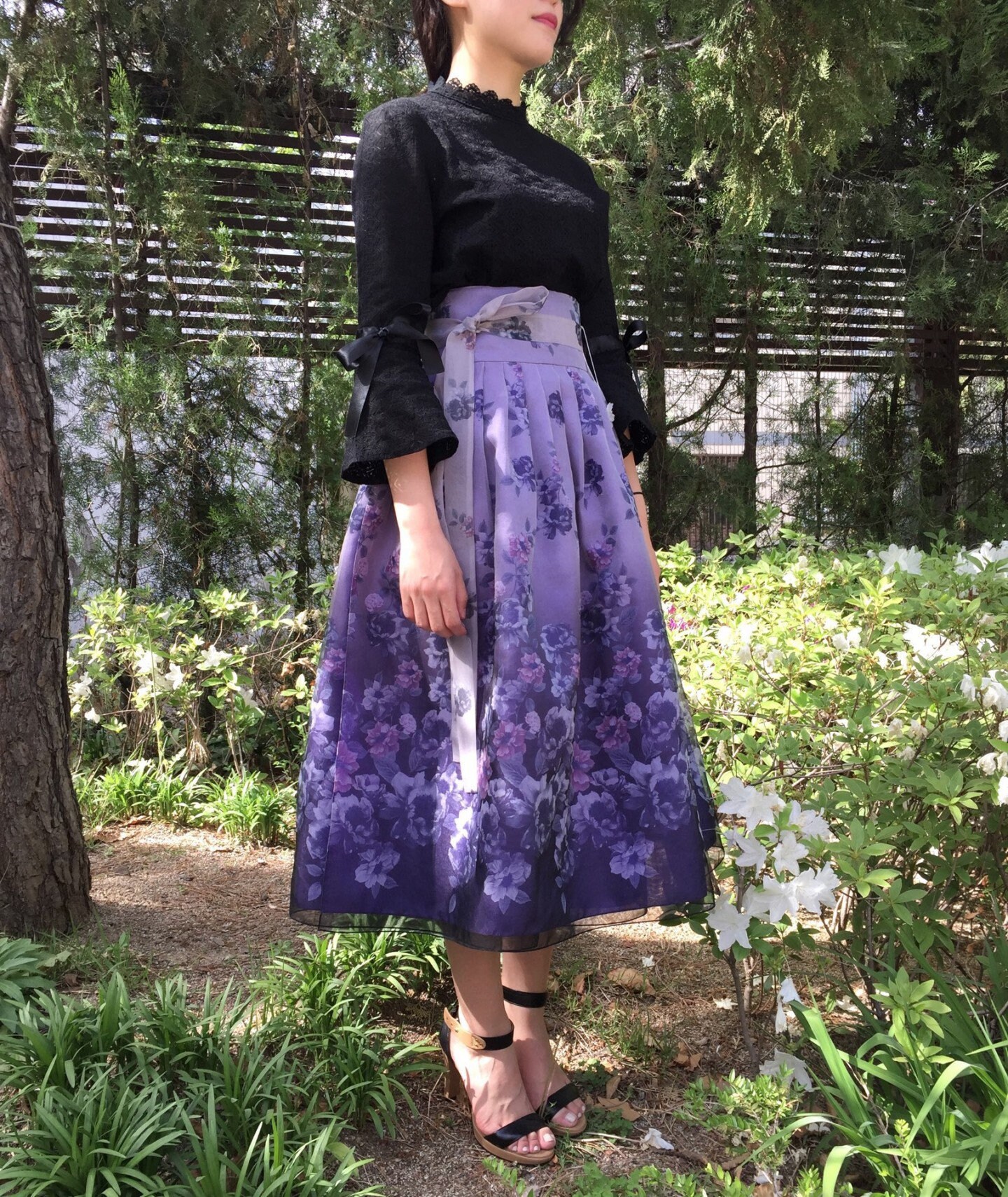 スカート [JUNGDO] DRAPING LAYERS SKIRT 916Bg0qqlML._SY350_QL65_.jpg