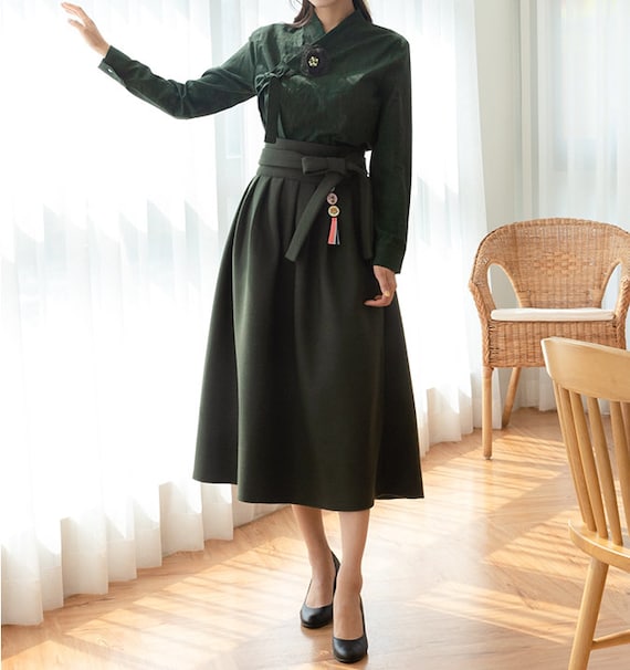 ★韓国人気★Rest&Recreation★RR WOOL PLEATS SKIRT Designer fashion, Seoul-fully created | W Concept
