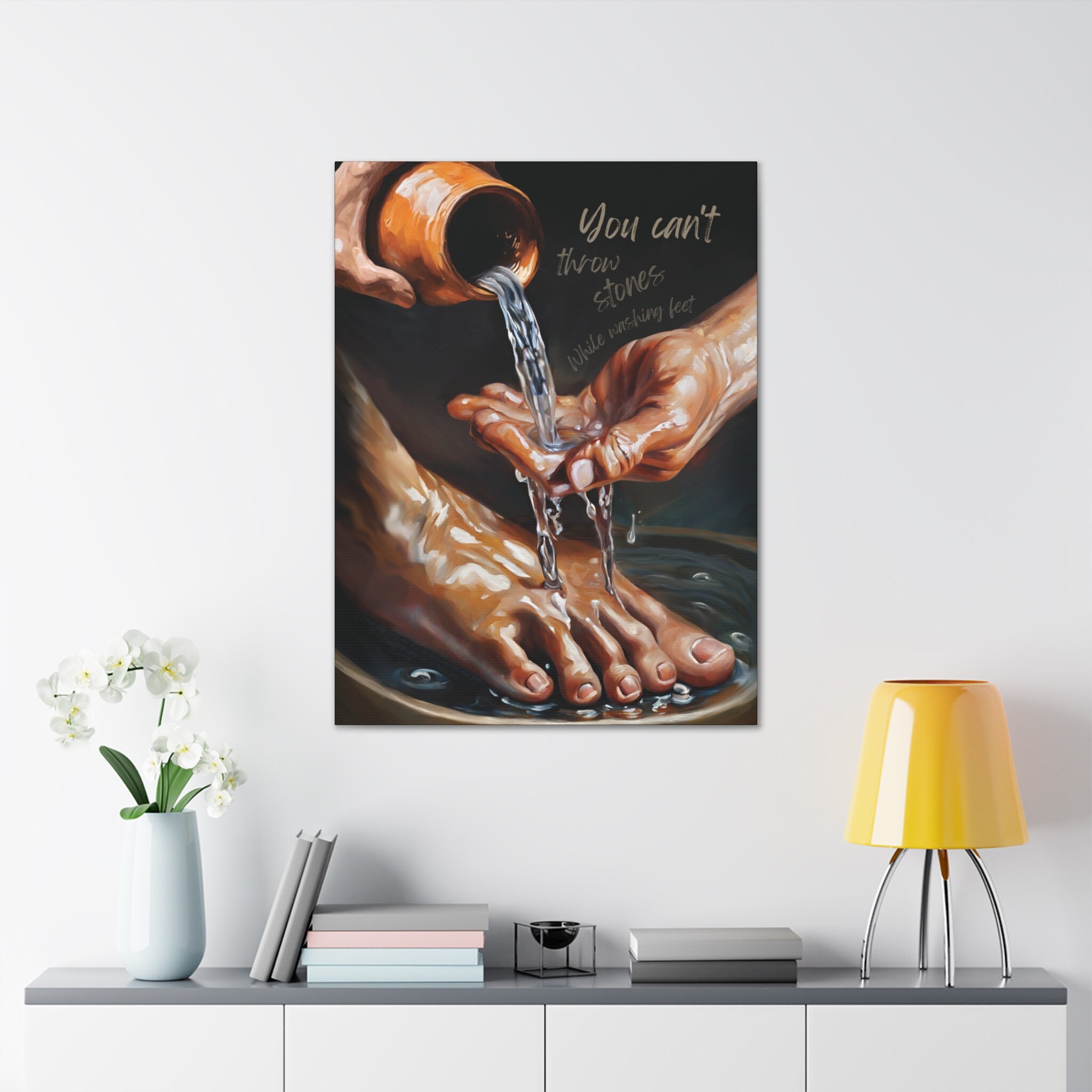 Crisp Can't Throw Stones While Washing Feet Landscape Concept Crisp Can't Throw Stones While Washing Feet Landscape Concept