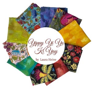Yippy Yi Yo Ki Yay - 10 FQ Bundle by Laura Heine for Windham Fabrics