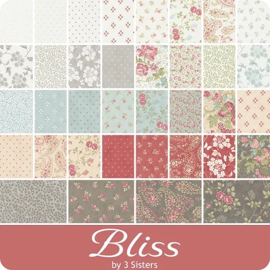 Bliss 7 Fat Quarter Bundle 3 Sisters Moda Fabrics - Etsy