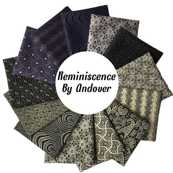 Reminiscence - 13 Fat Quarter Bundle - by Andover Fabrics